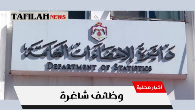 دائرة الاحصاءات العامة تعلن عن وظائف شاغرة 2026